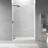 32-in X 60-in X 96-in Shower Wall Panel Kits, Quick Install Polyurethane Composite Shower Wall Panel Surrounds, Glossy Surface Natural Marble Finish