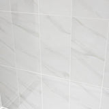 32-in X 60-in X 96-in Shower Wall Panel Kits, Quick Install Polyurethane Composite Shower Wall Panel Surrounds, Glossy Surface Natural Marble Finish