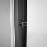 Framed Sliding Shower Door 56"-60"W x 75"H, Bypass Double Sliding Glass Door with 1/4"(6mm) Clear Glass, Matt Black Finish